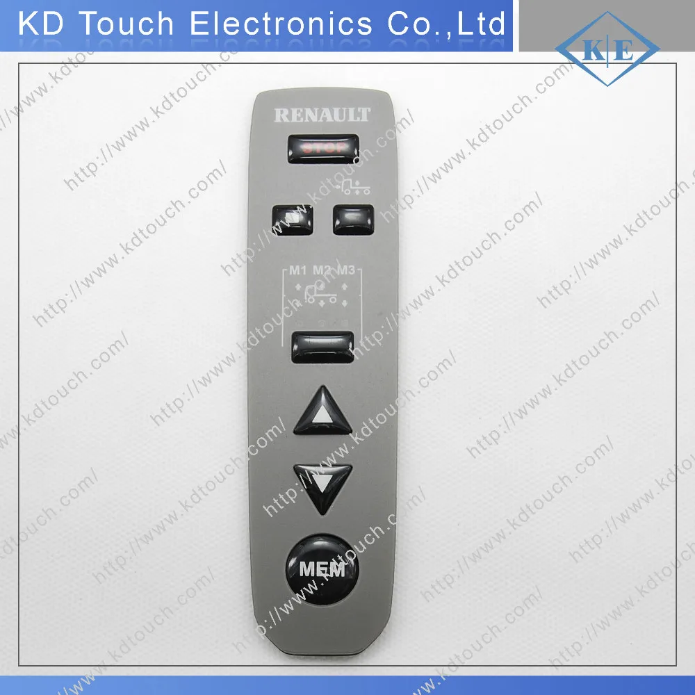 Индивидуальный мембранный переключатель с 7 кнопками и металлическими куполой