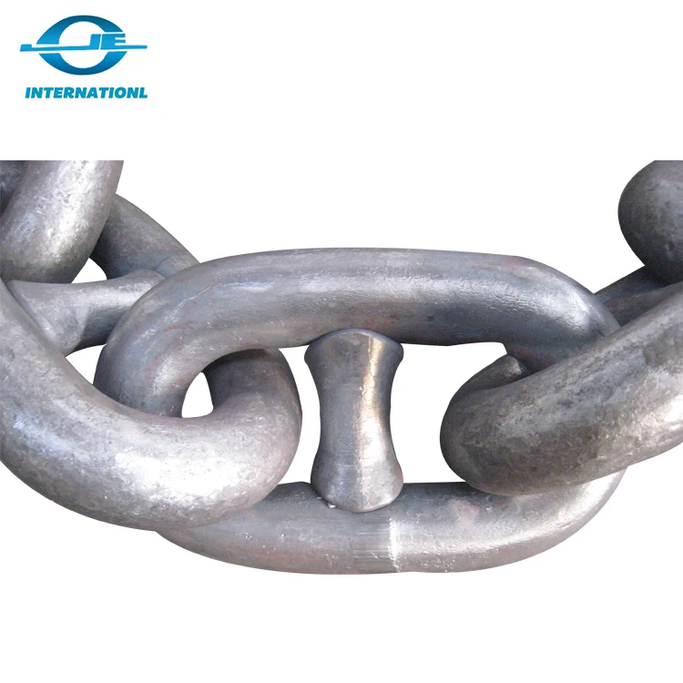 
ISO1704 Grade U2 U3 Stud Link Marine Ship Anchor Chain for Marine Ship 
