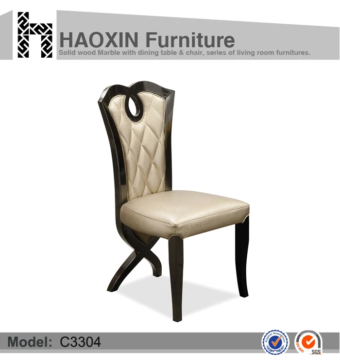 Best Price Luxury Soft Leather High Back Dining Room Chair
