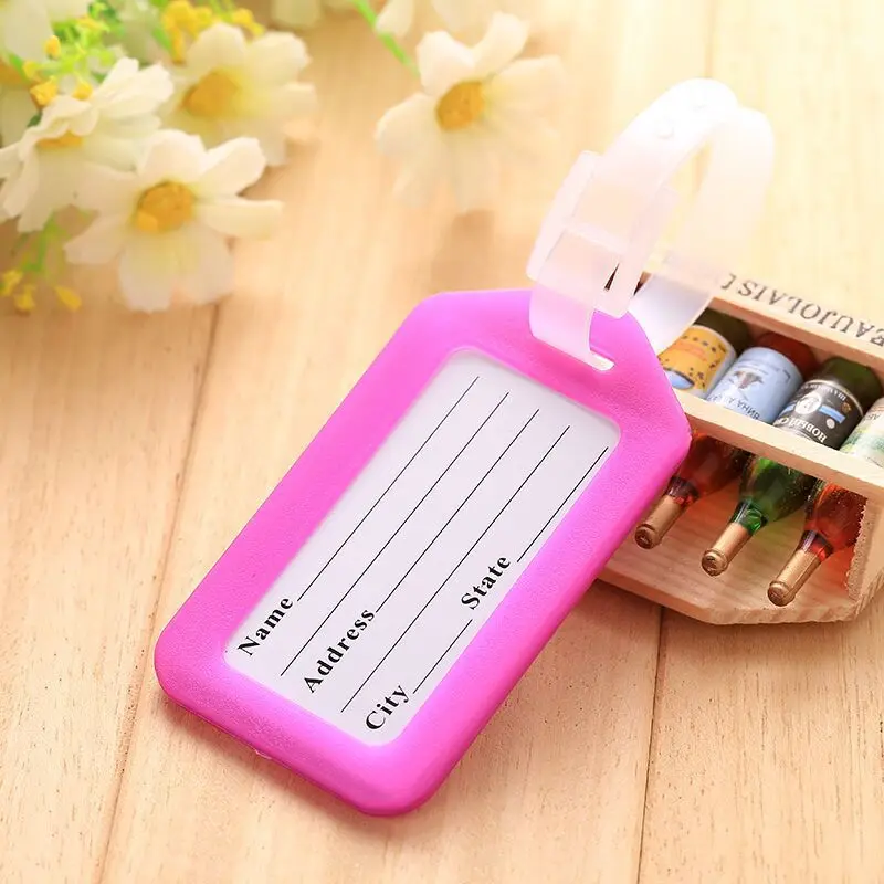 
 Blank Wholesale Plastic Luggage Tags  