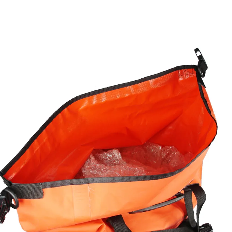 Sealock 60L orange waterproof travel backpack