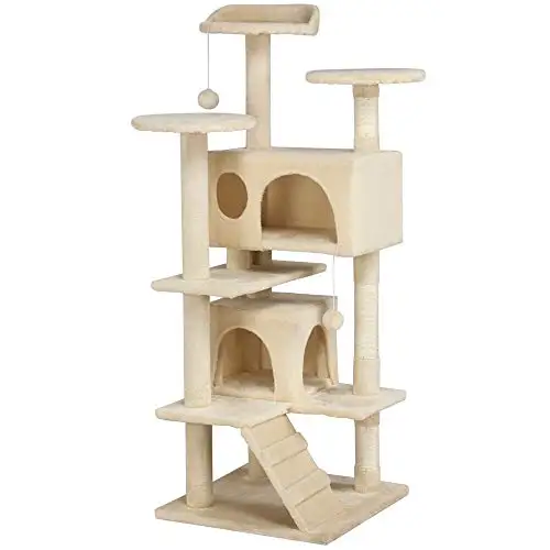 
Luxury Pet Products Cat Tree Scratching Sisal posts modern Cat Furniture 