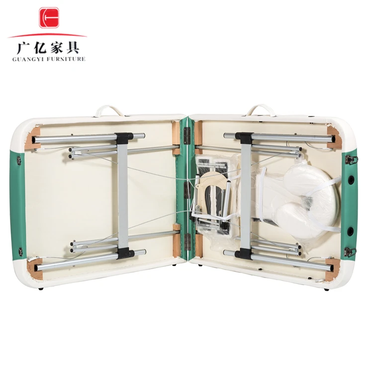 2 Sections Cheap CE Approved Massage Table Bed for SPA Salon