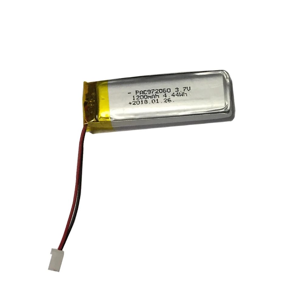 Li ion battery 972060 3.7V 1200mAh 4.44Wh