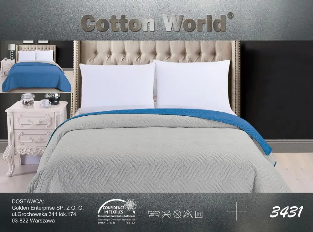 
hot sale cheap blanket 100% microfiber bedspread quilted cover 