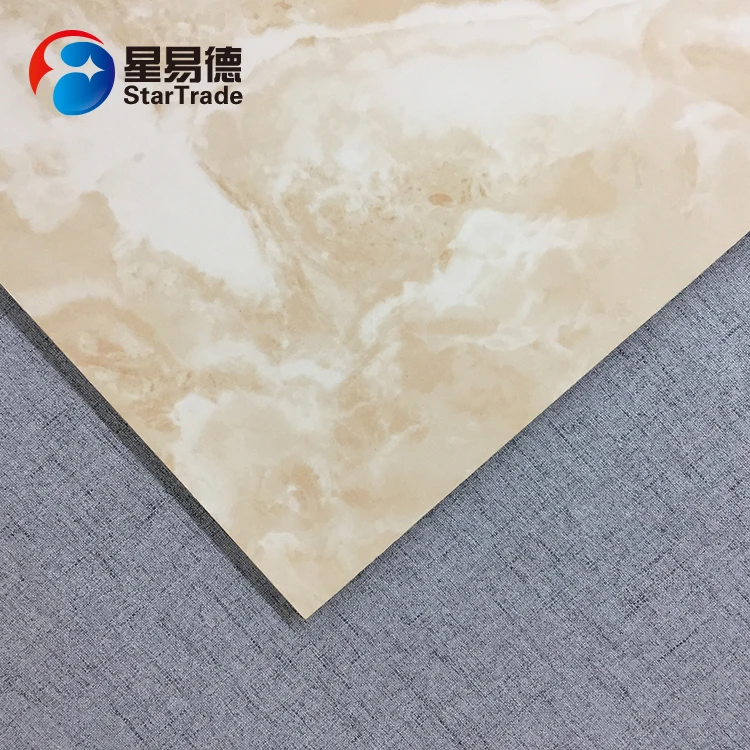 60x60 living room polished gold glazed porcelain floor tile