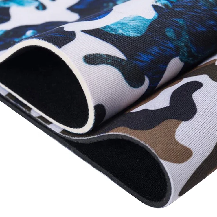Custom Neoprene Rubber Fabric Colors Colorful Camouflage 1-10 MM neoprene rubber material