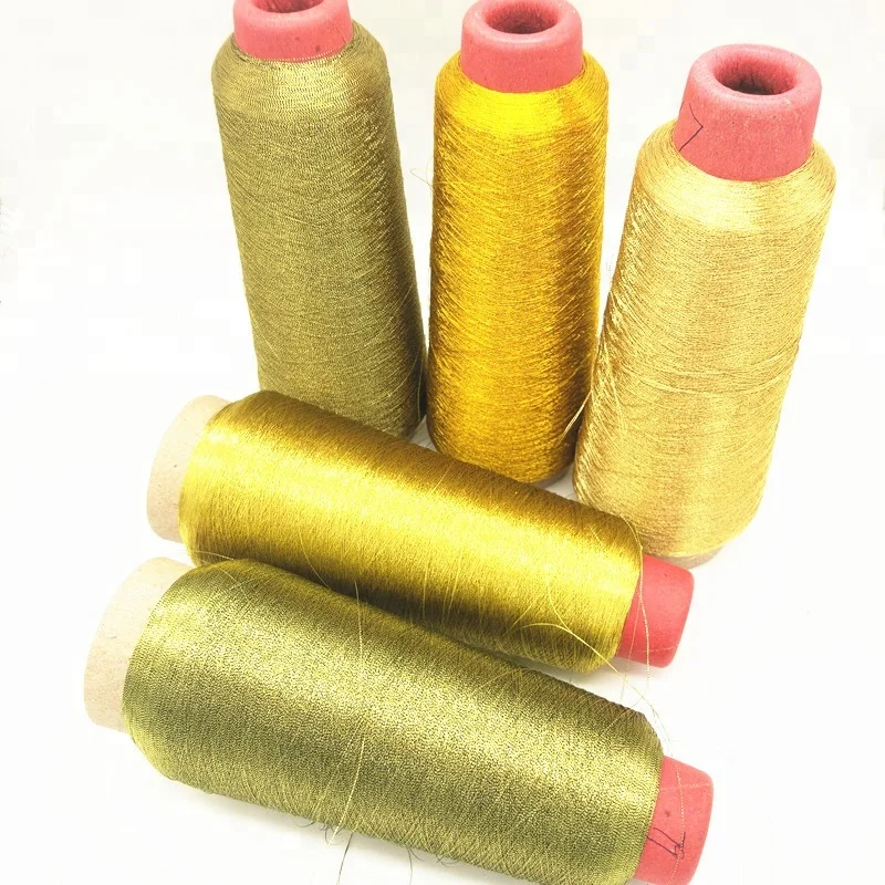 
Chinese Manufacture of Gold Color Ms Type Embroidery Metallic Thread Lurex Yarn 