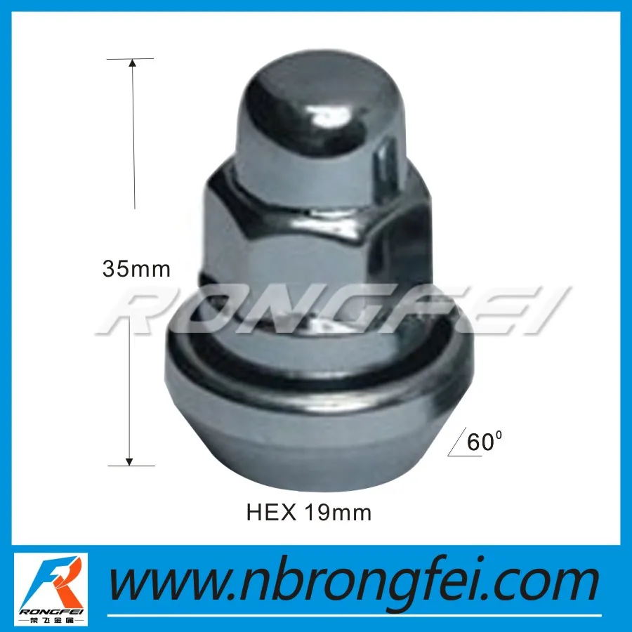 M12x1.5 wheel nut with washer