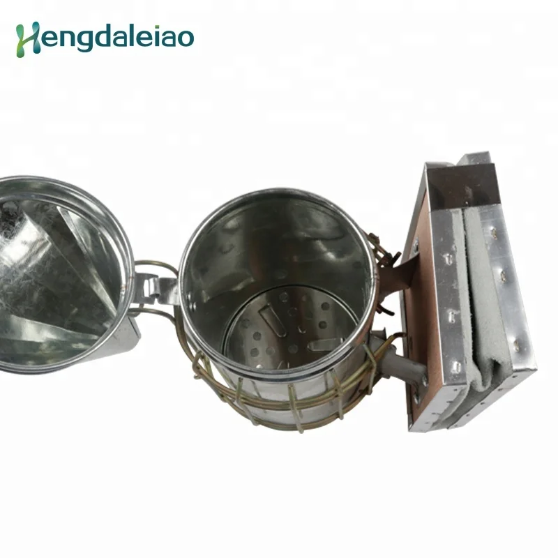 Manual Galvanized Bee Smoker For Beekeeping Equipment