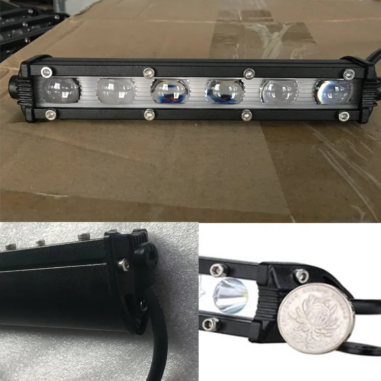 
New 4D 7inch 7' 18W Super Slim LED Work Light Bar 7inch 4D 6D 18W&nbsp; super slim led bar light ,&nbsp; small led light bar for car and motorcycle headlamp. Marketing called 30W 9D led bar .