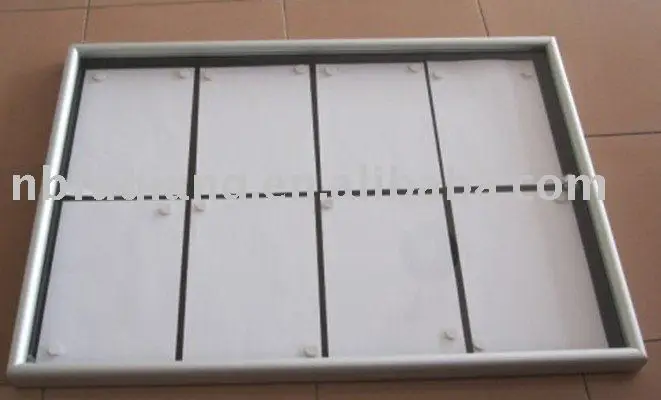 Запираемая доска для уведомлений с алюминиевой рамой