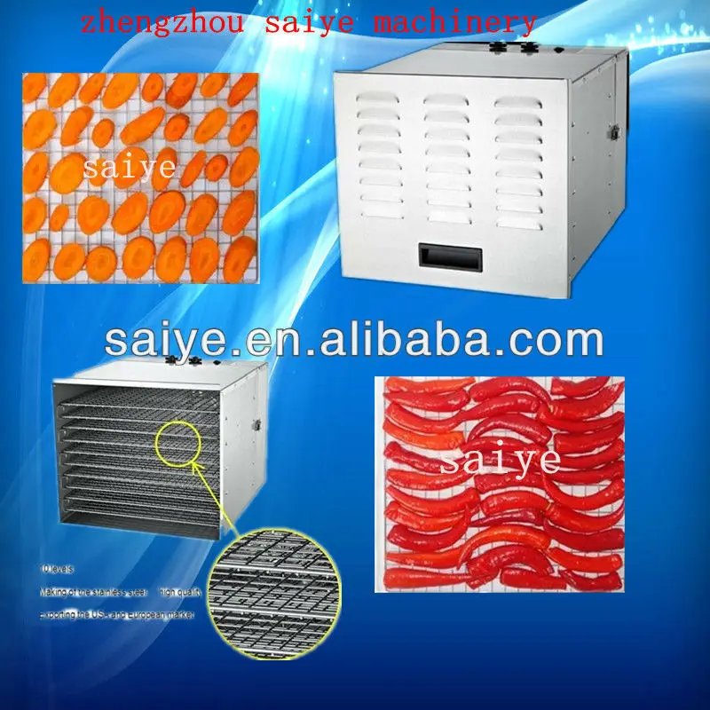 нержавеющая сталь овощей и фруктов сушилка машина с высоким качеством