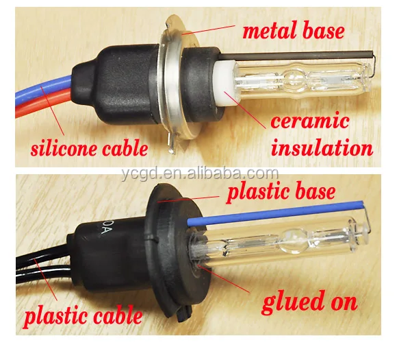 35W  CN-LIGHT Straight Bulb HID XENON BULB ANTI ARC TUBE  BULB HID XENON KIT H1 H3 H7 H11B HIR2 D2H