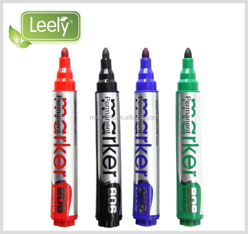 0008W Leery brand new pp material bullet o chisel tip best marker pen permanent