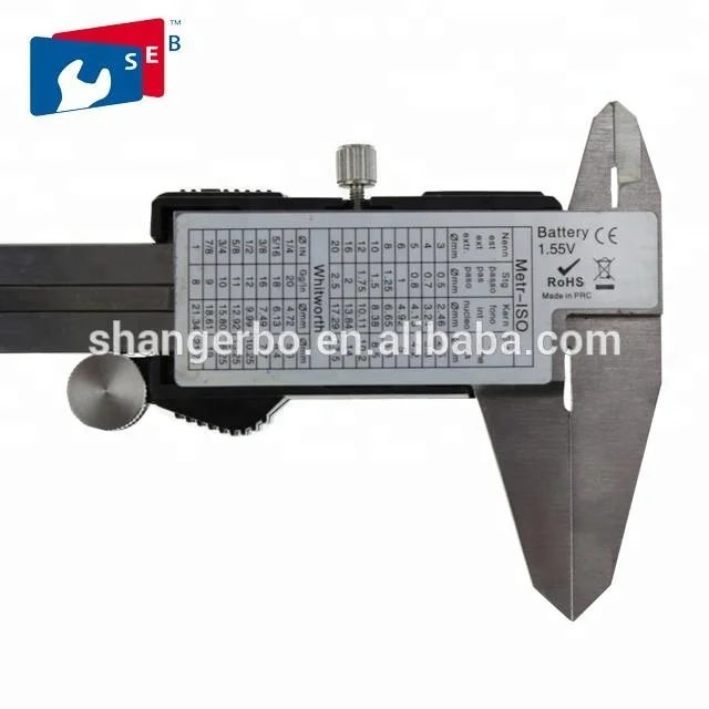 LCD Display Vernier Caliper Digital With 1.5V Battery