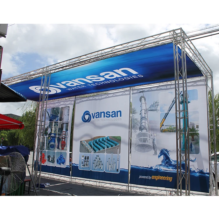 Detian Offer 10x20ft aluminium truss outdoor exhibition stand for trade show