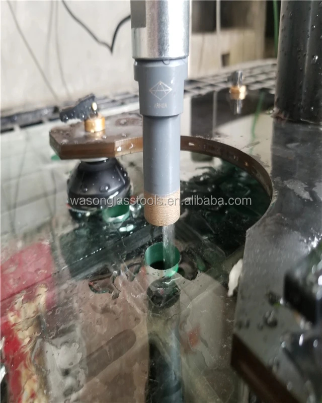 minitype simple hand use portable glass drilling machine glass hole drilling tool for manual processing