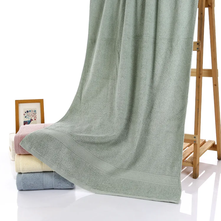 Alibaba Китае Обычай Сплошной Цвет Хлопка Добби Банные Полотенца
