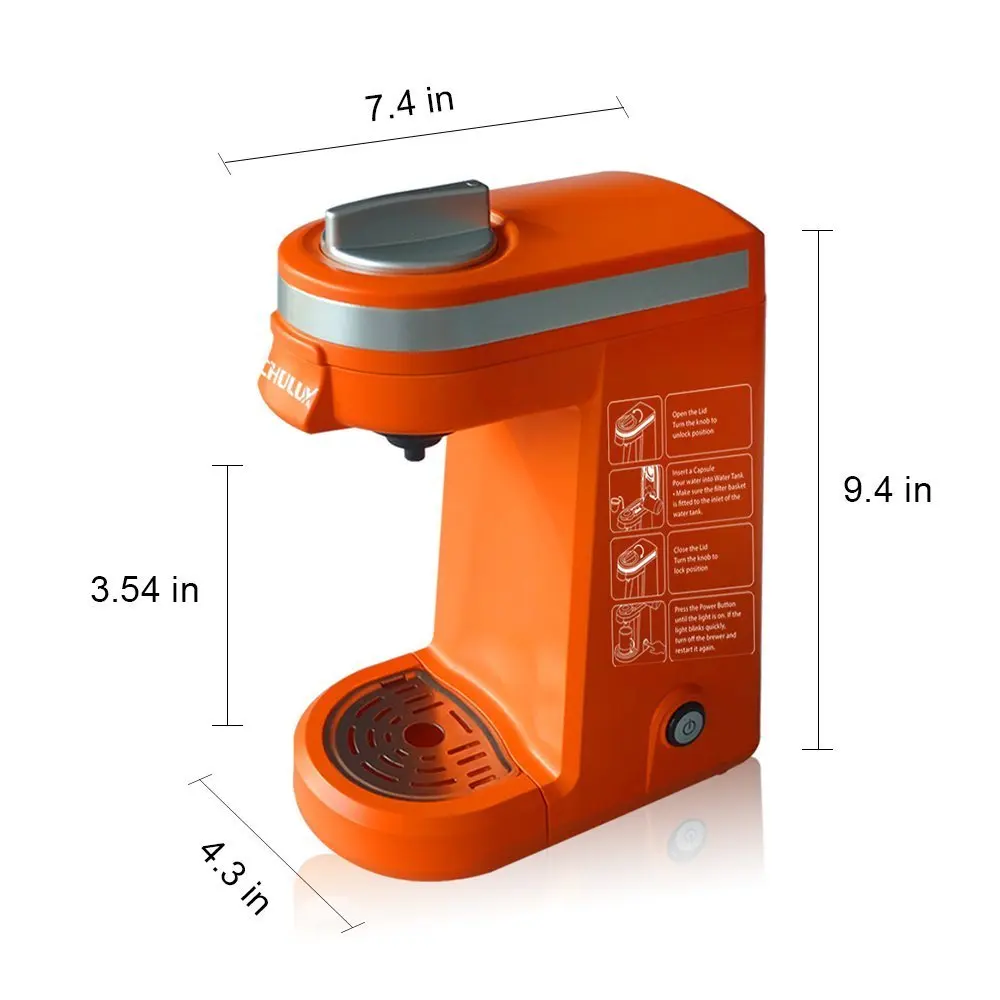Chulux Мини Портативная многоразовая капсула многоразовые мини капсулы кофеварки