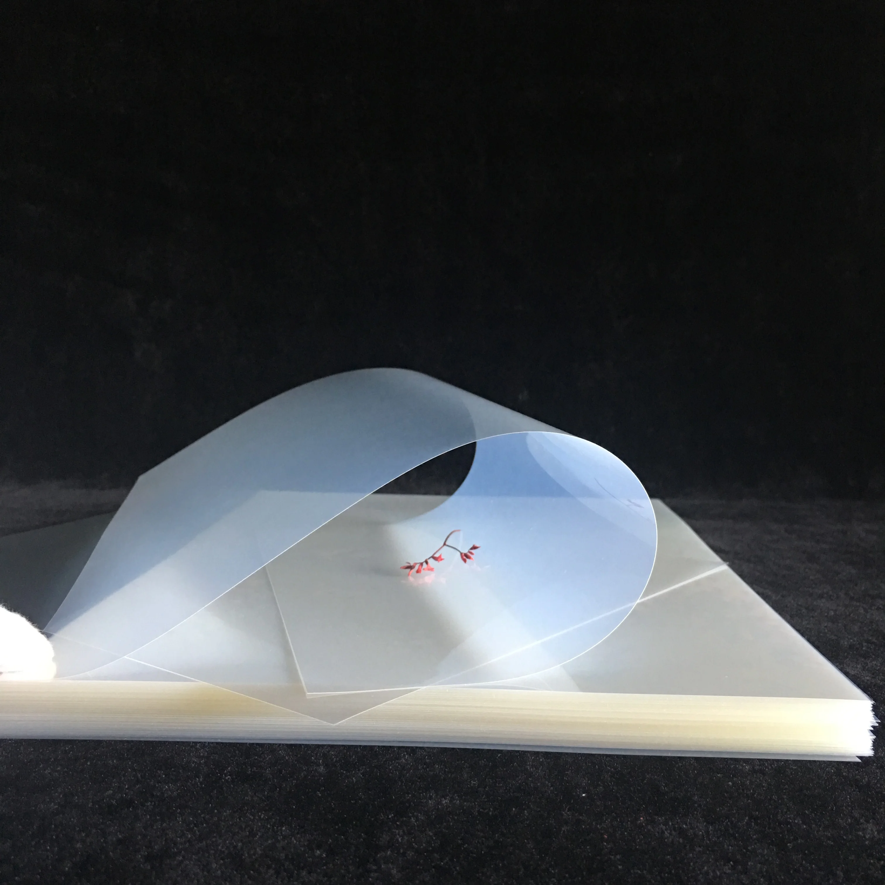 100 Micron Milky Digital Inkjet Printing Waterproof Translucent Inkjet Foil For Inkjet Plotter A3/A4 Size Roll or Sheet