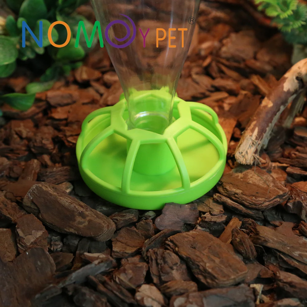 NOMOY PET wholesale small size Green Fence Feeder food water bowl for reptile NW-15 S