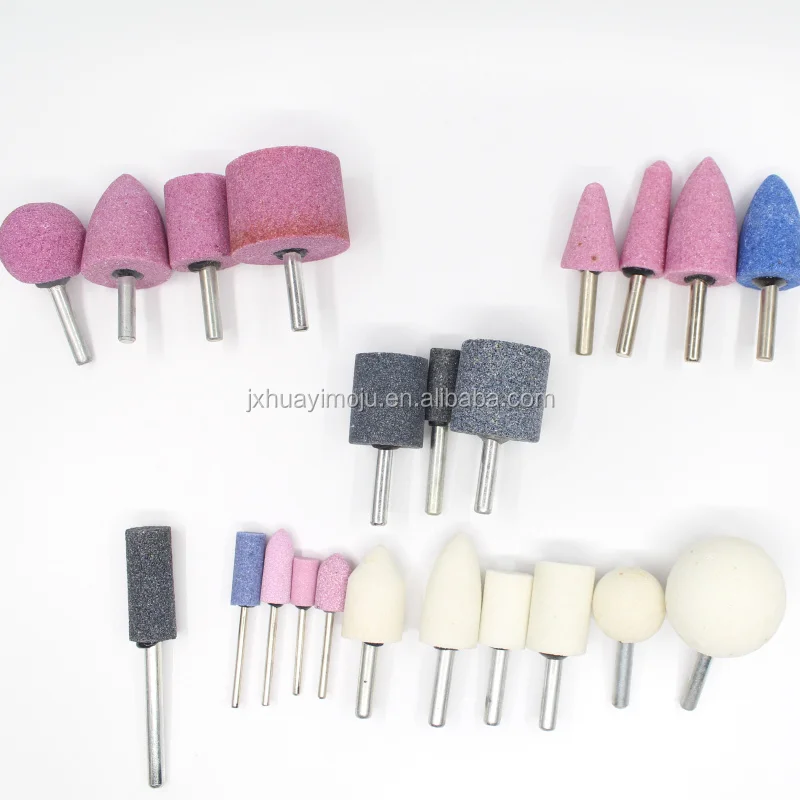 OEM alumina vitrified die grinder mounted points for engraving burrs