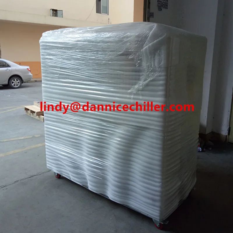 Dannice New Design 30kw cooling capacity water chiller manufacturer with cooling tower and two water pumps inside