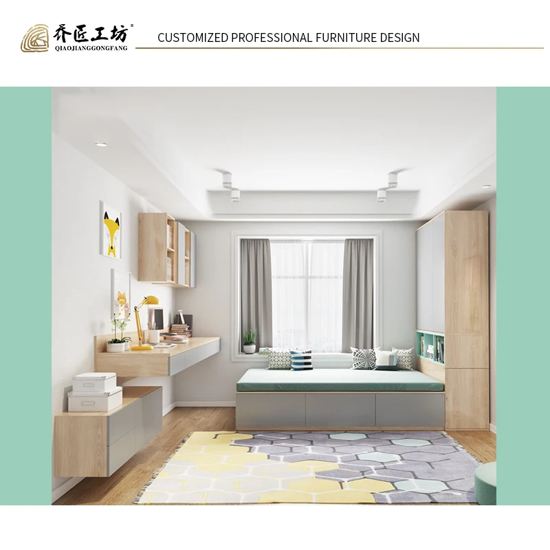 Comfortable Tatami Bed Cheap Mdf Double Wood Bed Designs