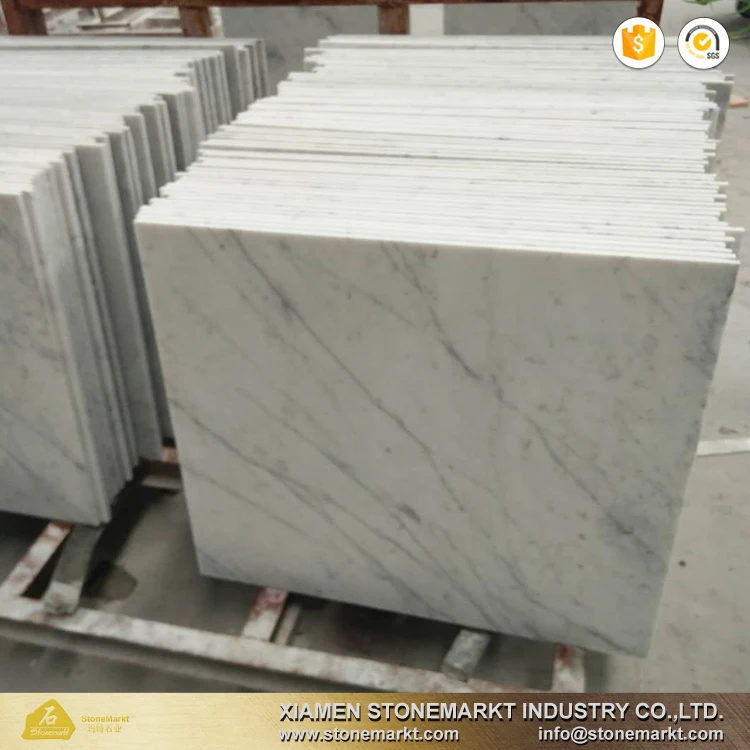 StoneMarkt polished Chinese marble tiles carrara white marble 60x60