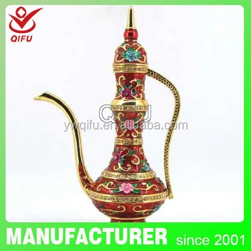 Wholesale popular Metal Golden Aladdin Lamp trade gift item(QF3369-002)