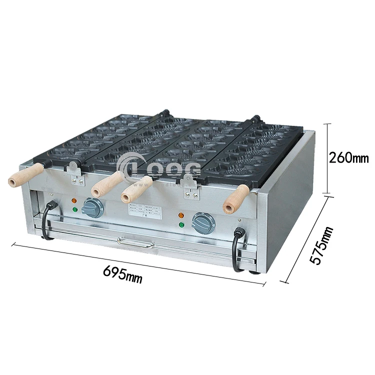 2017 New Style High Quality Commercial Electric Taiyaki Maker Taiyaki Waffle Iron Model FY-1102A Taiyaki Mold For Sale