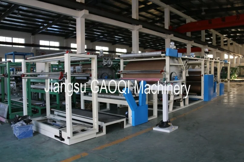 GAOQI factory Solvent glue nonwoven fabric laminating machine