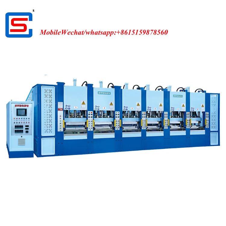 
foam eva injection moulding machine with servo motor with four 4 injectors 