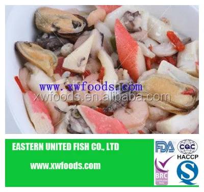 Mixed Sea Food with Retail Packing Bag
