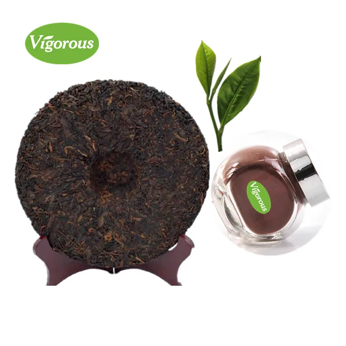 Water soluble pu erh tea leaf extract powder bulk 25%polyphenols organic Instant pu erh tea extract