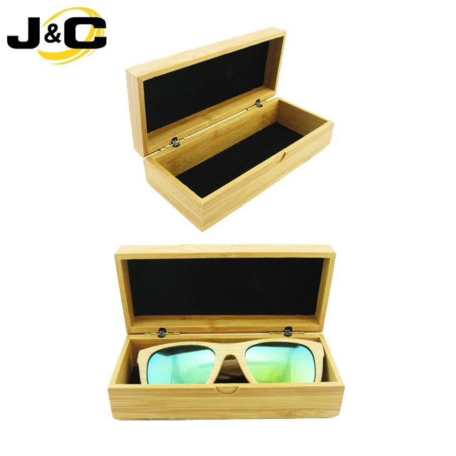 
Eco-friendly nature bamboo case for wooden sunglasses in China 