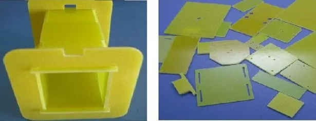 Epoxy resin plate template creating cutting machine