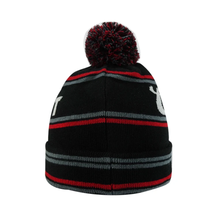 Wholesale Design Your Own Logo 100% Acrylic Beanie Winter Hat Oem High Quality  Knitting Hat