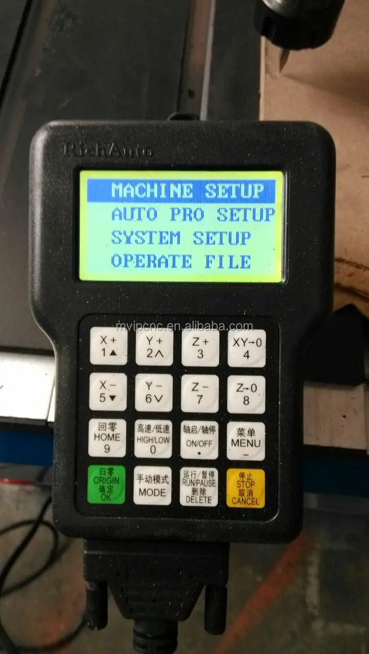 6KW Spindle 3D Automatic CNC Wood Carving Machine With Rotary axis Beside Table