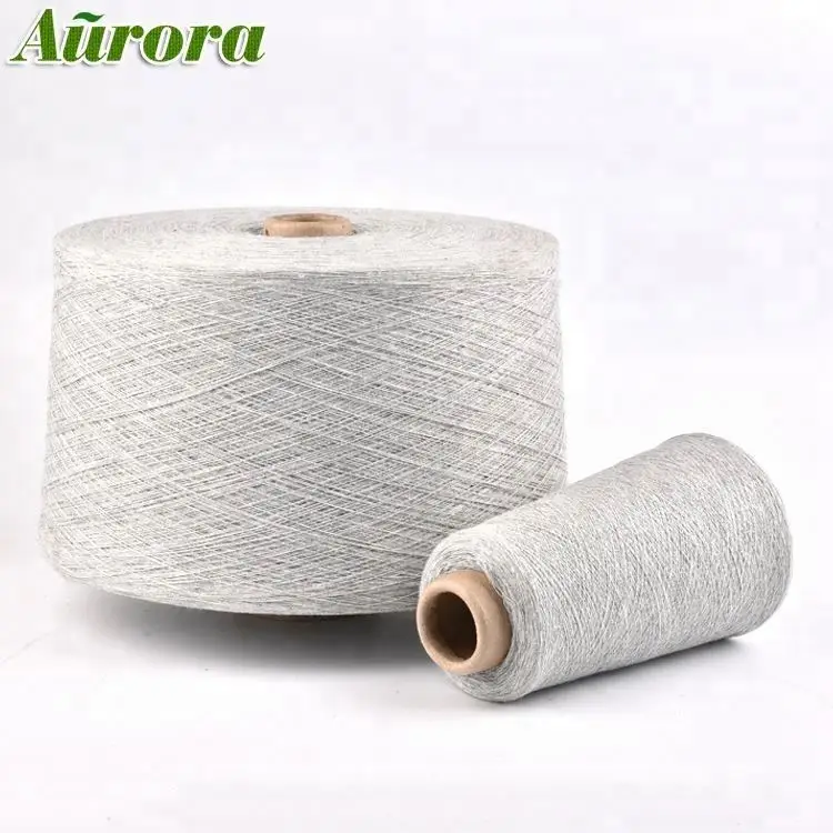 Good service high twist yarn yarn samples thread grey melange yarn