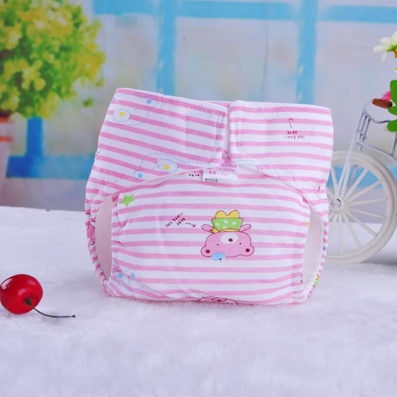 
baby cloth diaper cartoon baby diaper newborn cotton training pants baby learning pants 