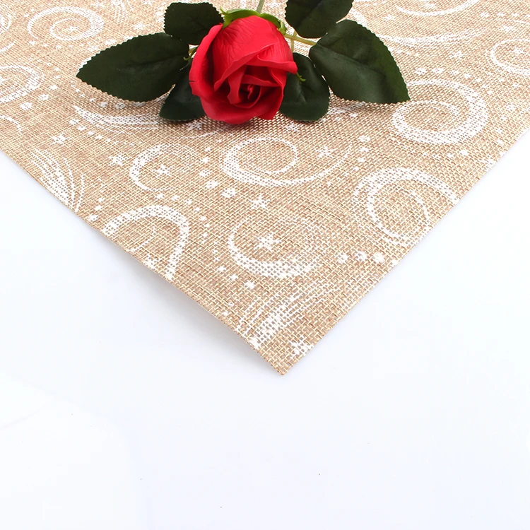 wholesale burlap rolls Christmas burlap fabric celebration decoration material