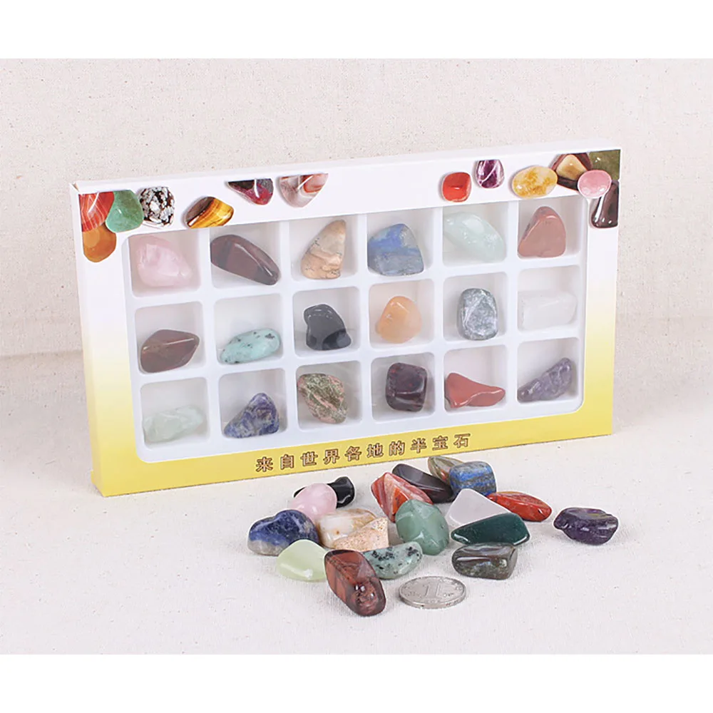 Mix Gem Mineral Raw Specimen Natural Rock Children Teaching