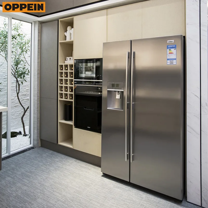  OPPEIN E1 стандартная ДСП каркас современные кухонные шкафы набор для