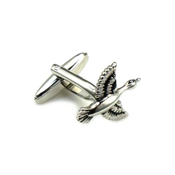 Wholesale Custom Metal Design High Quality Round Shape Hard Enamel Cufflinks