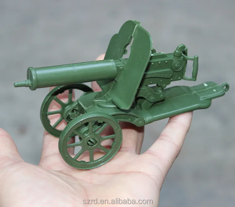 OEM custom figure Emulational plastic cannon mini army toys/custom pvc army toy/oem toy maker vinyl figure