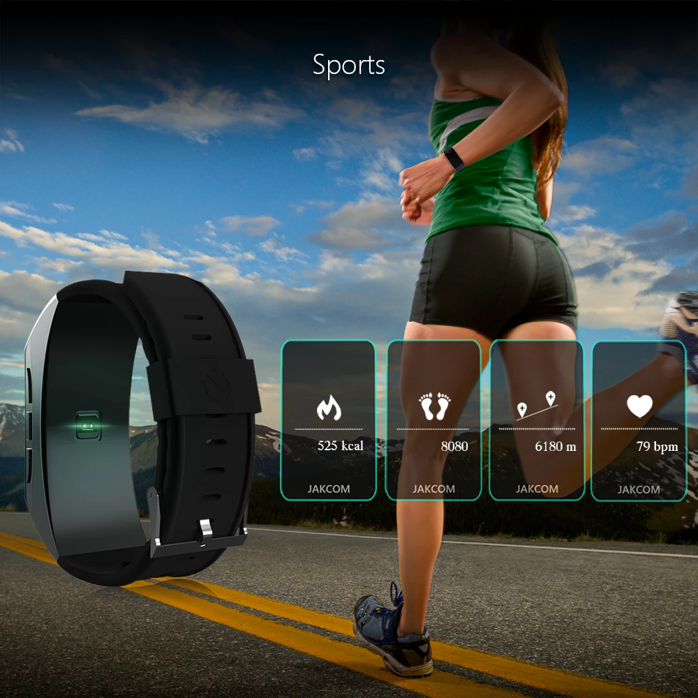  JAKCOM Talkband b3 Индивидуальный смарт-браслет с пульсометром микрофоном