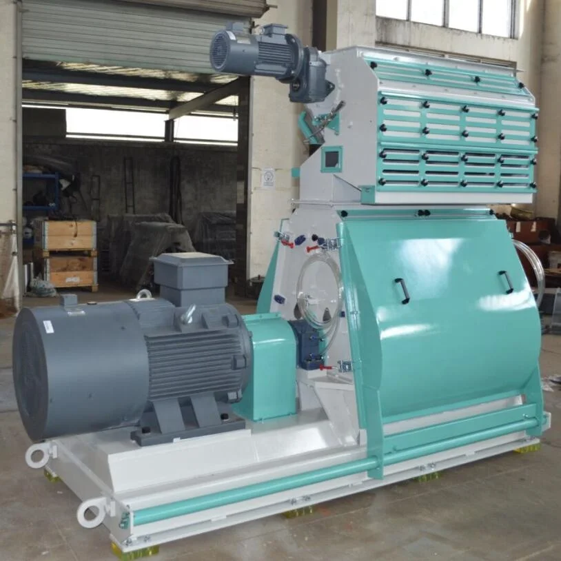 grain maize wheat corn feed water-drop type hammer mill crusher machine animal feed grinder agricultural hammer mill for sale