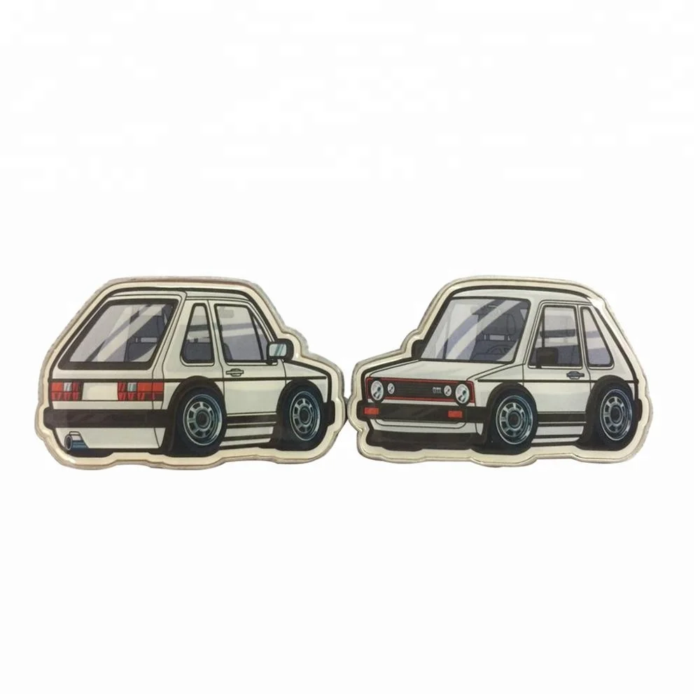 Metal fridge magnet wholesale custom cheap car shape souvenir stainless steel material metal fridge magnet